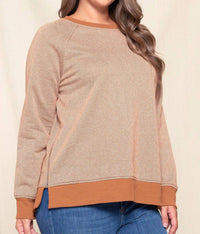 Doe And Rae - Curvy Piper Side Zipper Top