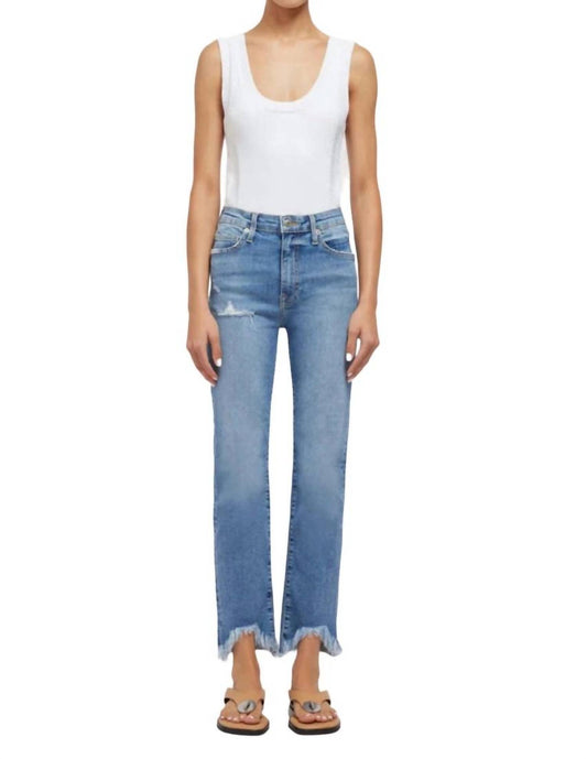 Jonathan Simkhai - River High Rise Straight Crop Jean