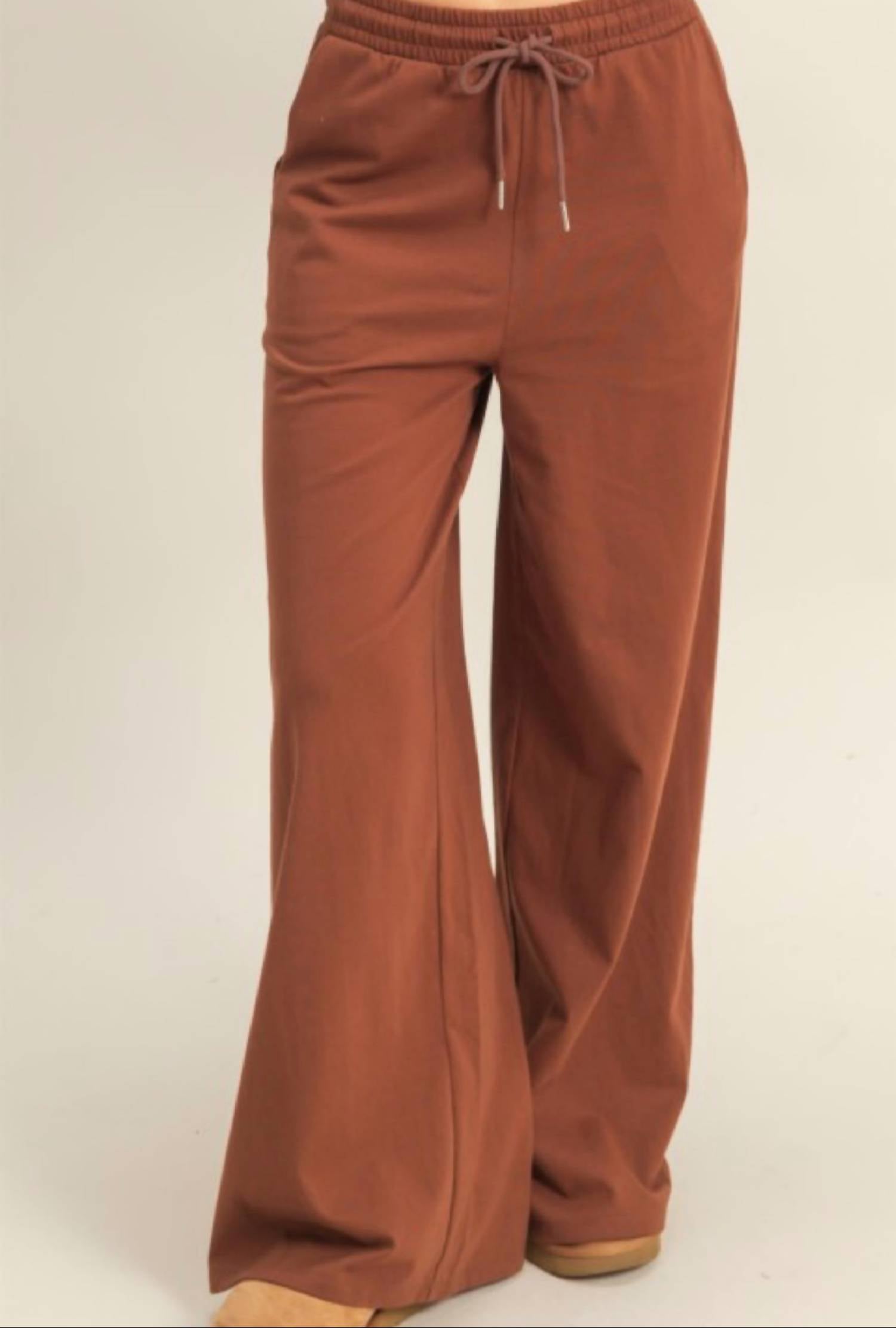 Hyfve - Trendy Cotton Wide Leg Pants