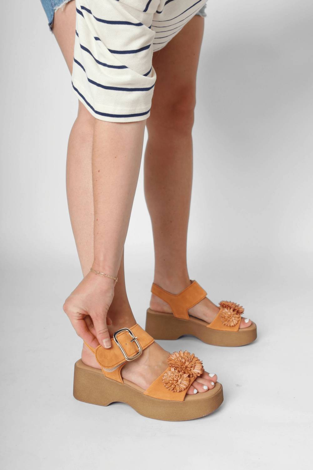 Gabor - Women's Dream Velour Wedge Sandal