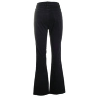 Oolala - Women's Button Details Straight Leg Jeans