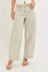 Risen - Camille Crop Barrel Jeans