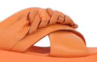 Vintage Havana Women's Ariana Sandals in orange - women's sandal - detail view