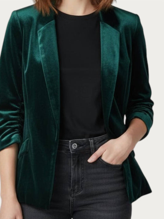 Skies Are Blue - Vogue Velvet Blazer