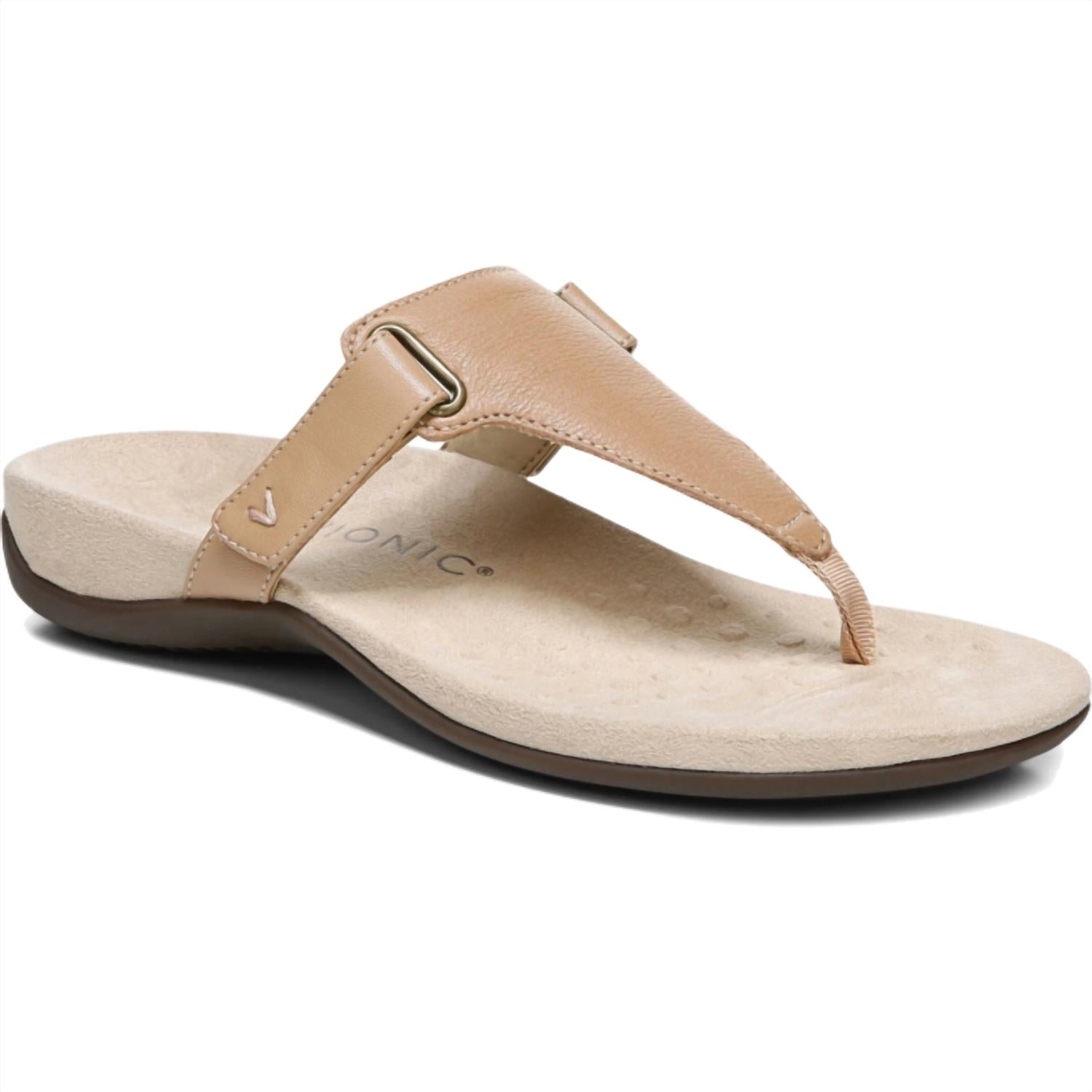 VIONIC Women's Wanda Supportive Sandals in macaroon - women's sandal