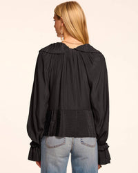 Ramy Brook - Jacklyn V-neck Long Sleeve Blouse