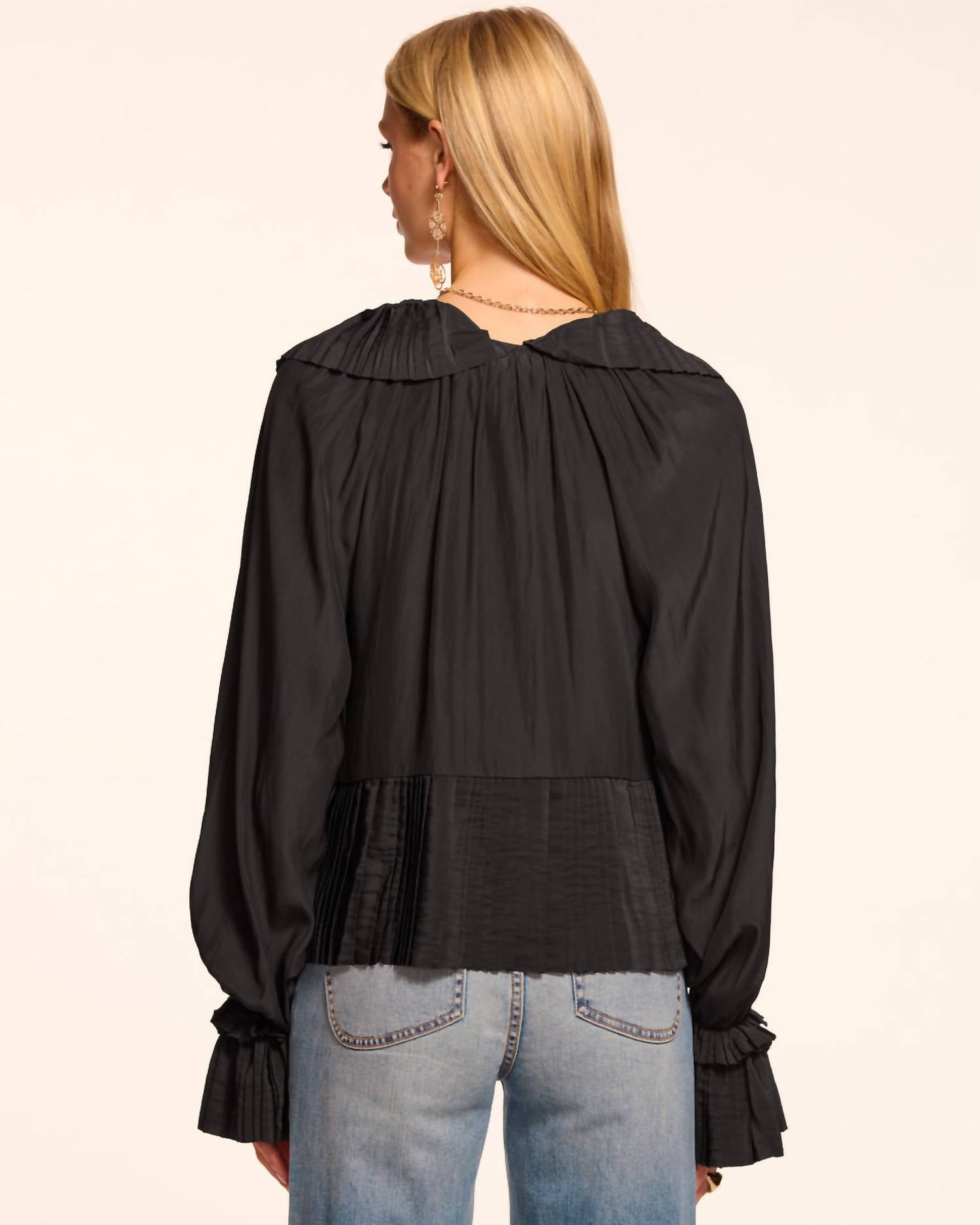 Ramy Brook - Jacklyn V-neck Long Sleeve Blouse