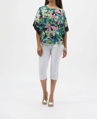 Joseph Ribkoff - Chiffon Tropical Top