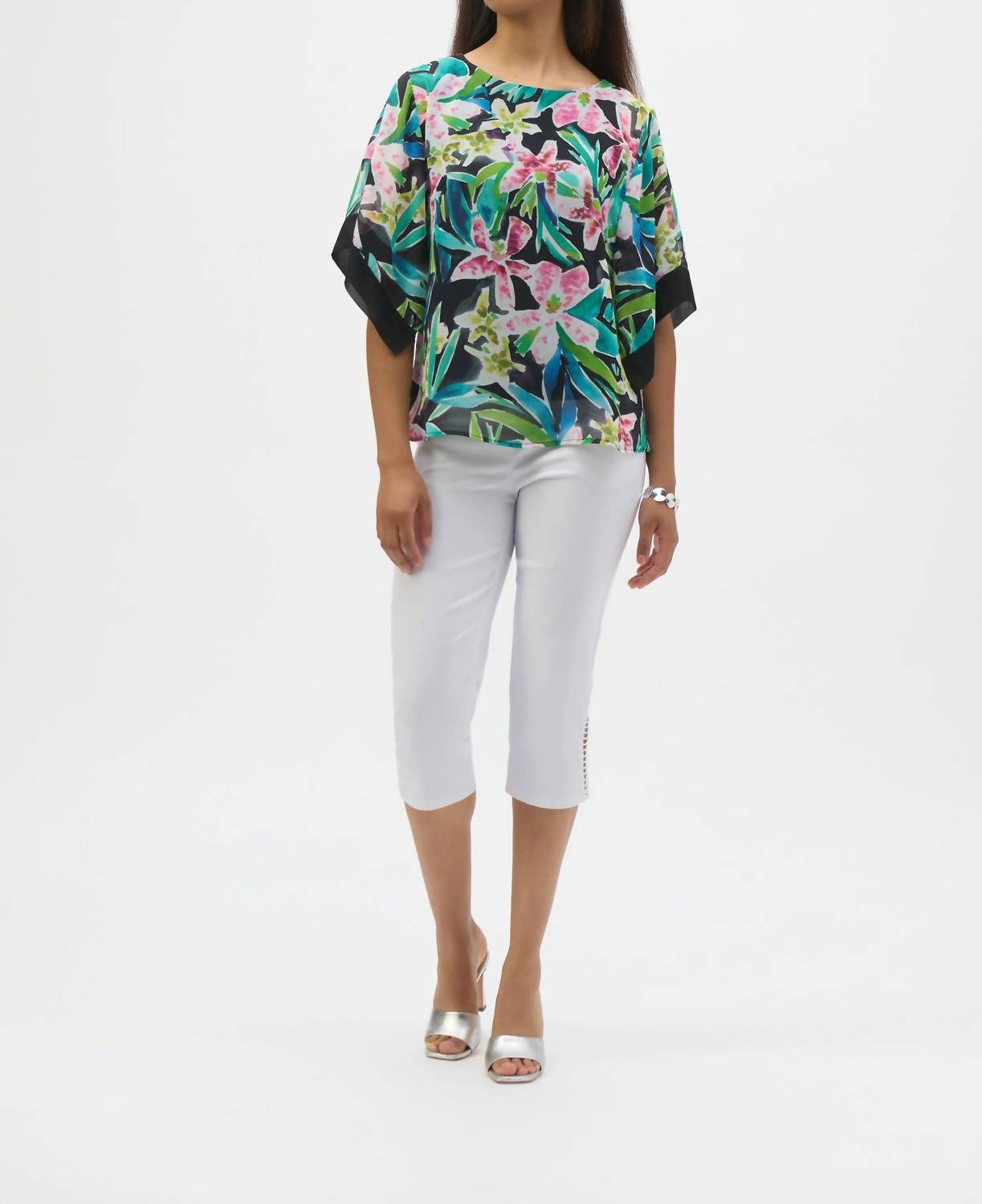 Joseph Ribkoff - Chiffon Tropical Top