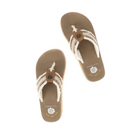 YELLOWBOX Women's Nassau Beaded Flip Flops in beige - women's sandal - alternate view