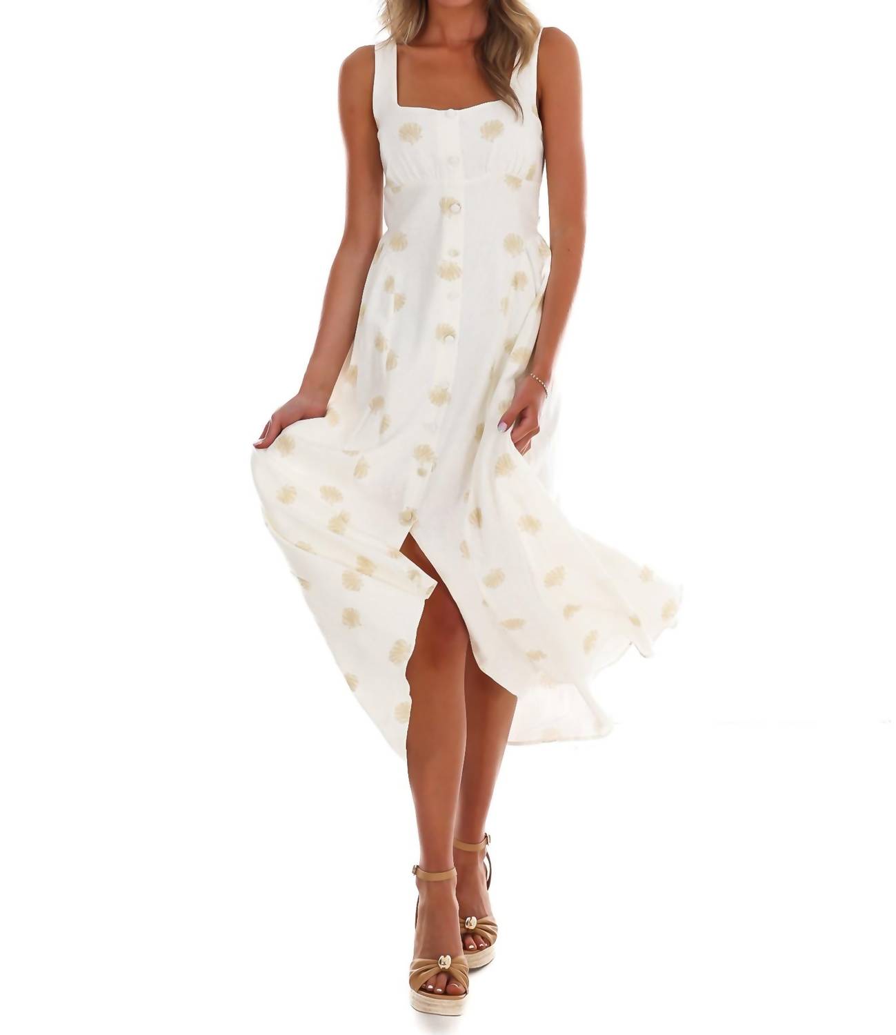Blu Pepper - Women's Coastal Keepsake Midi Dress