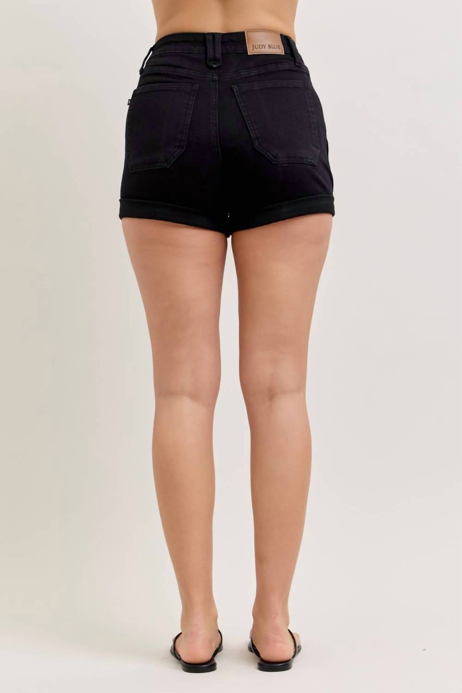 Judy Blue - Aurora Weekender Double Rolled Cuff Shorts