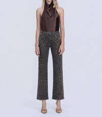 FLYING MONKEY Shayla High Rise Jeans in leopard - women's jeans