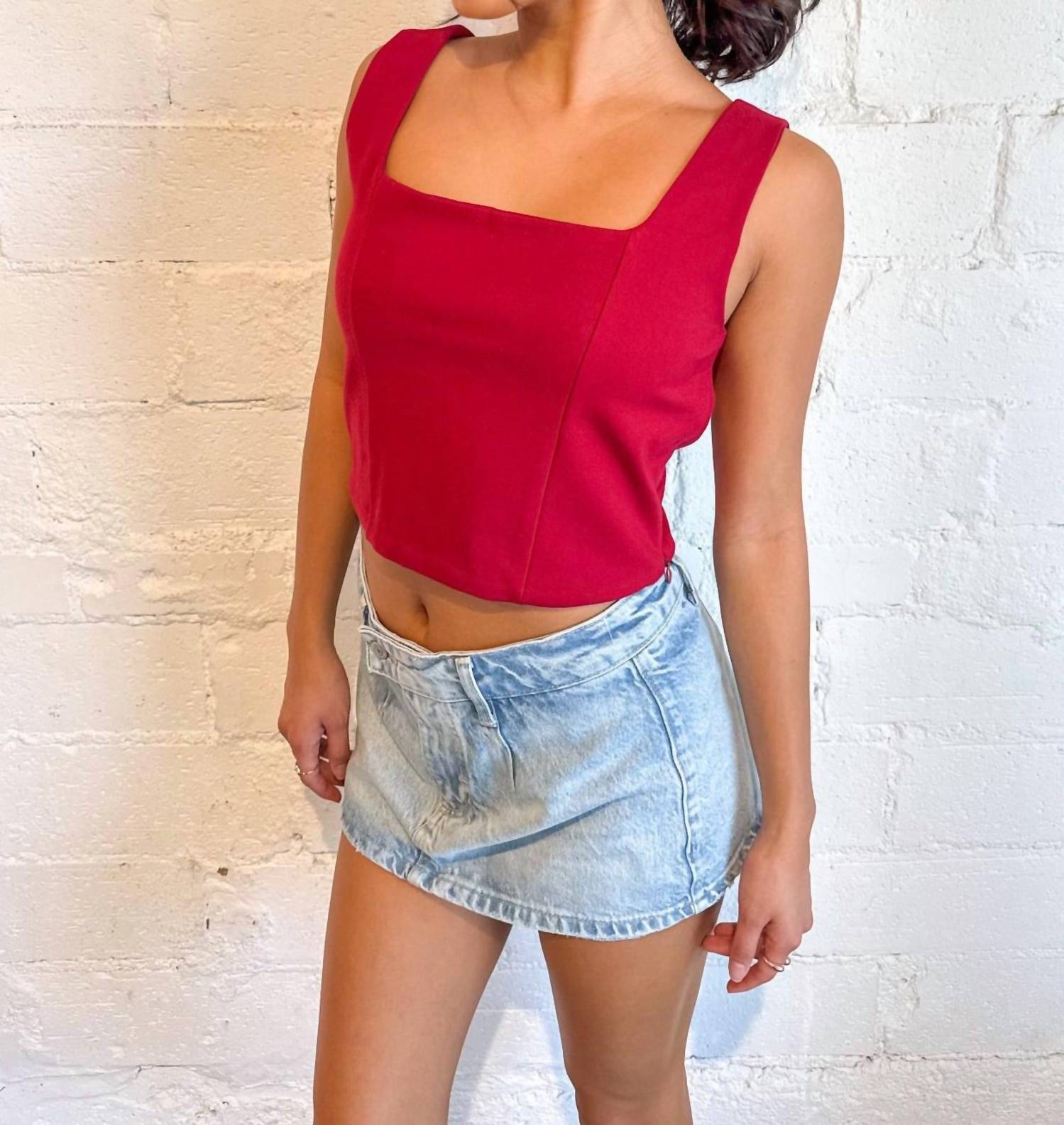 Day + Moon - Isabella Square Neck Top