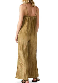 STEVE MADDEN Faithful Still Jumpsuit in deep olive - women's pants - detail view