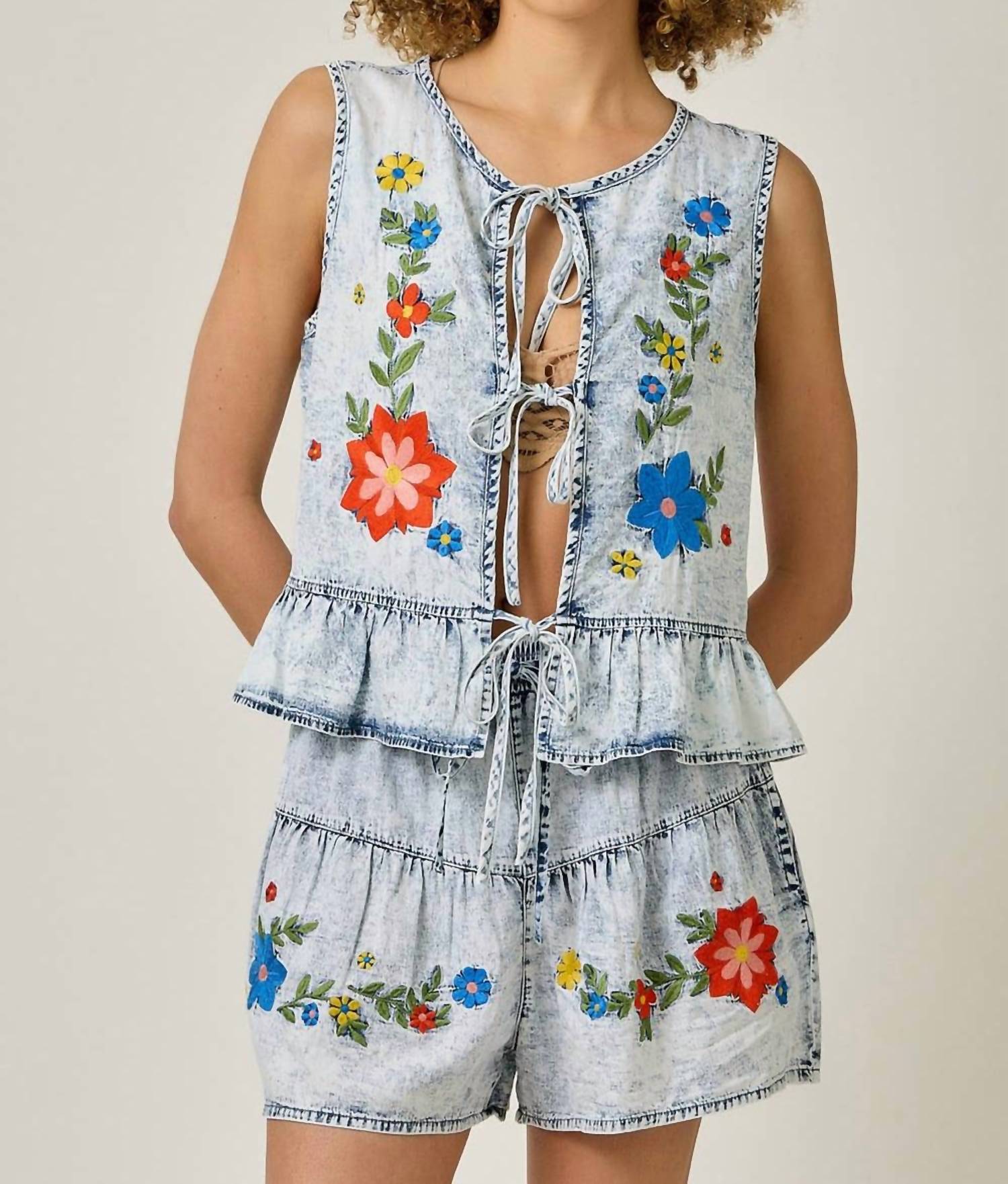 Mystree - Marigold Tie Vest