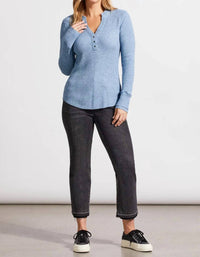 Tribal - Soft Washed Thermal Henley Top