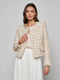 L'Agence - Zell Collarless Jacket