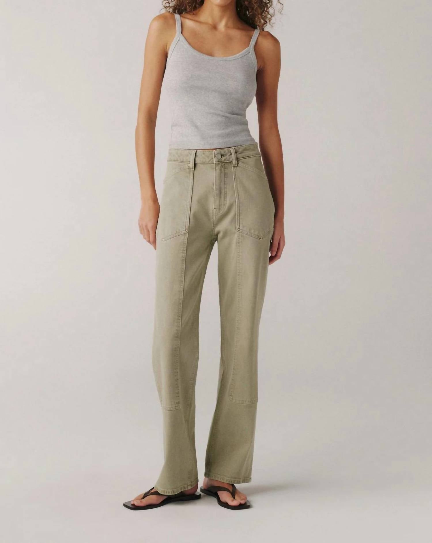 Warp + Weft - Sat 90's Utility Straight Jeans