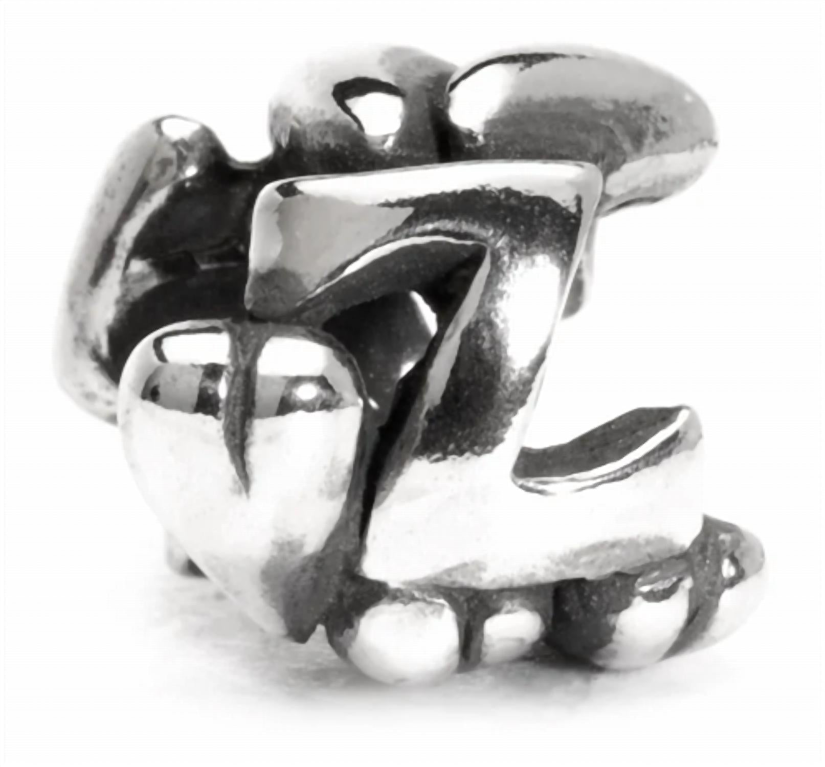 Trollbeads Letter Z Sterling Bead in silver - women's jewelry