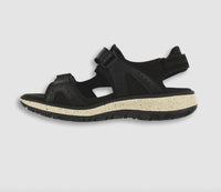 SAS Women's Embark Walking Sandal in black ash - women's sandal - detail view