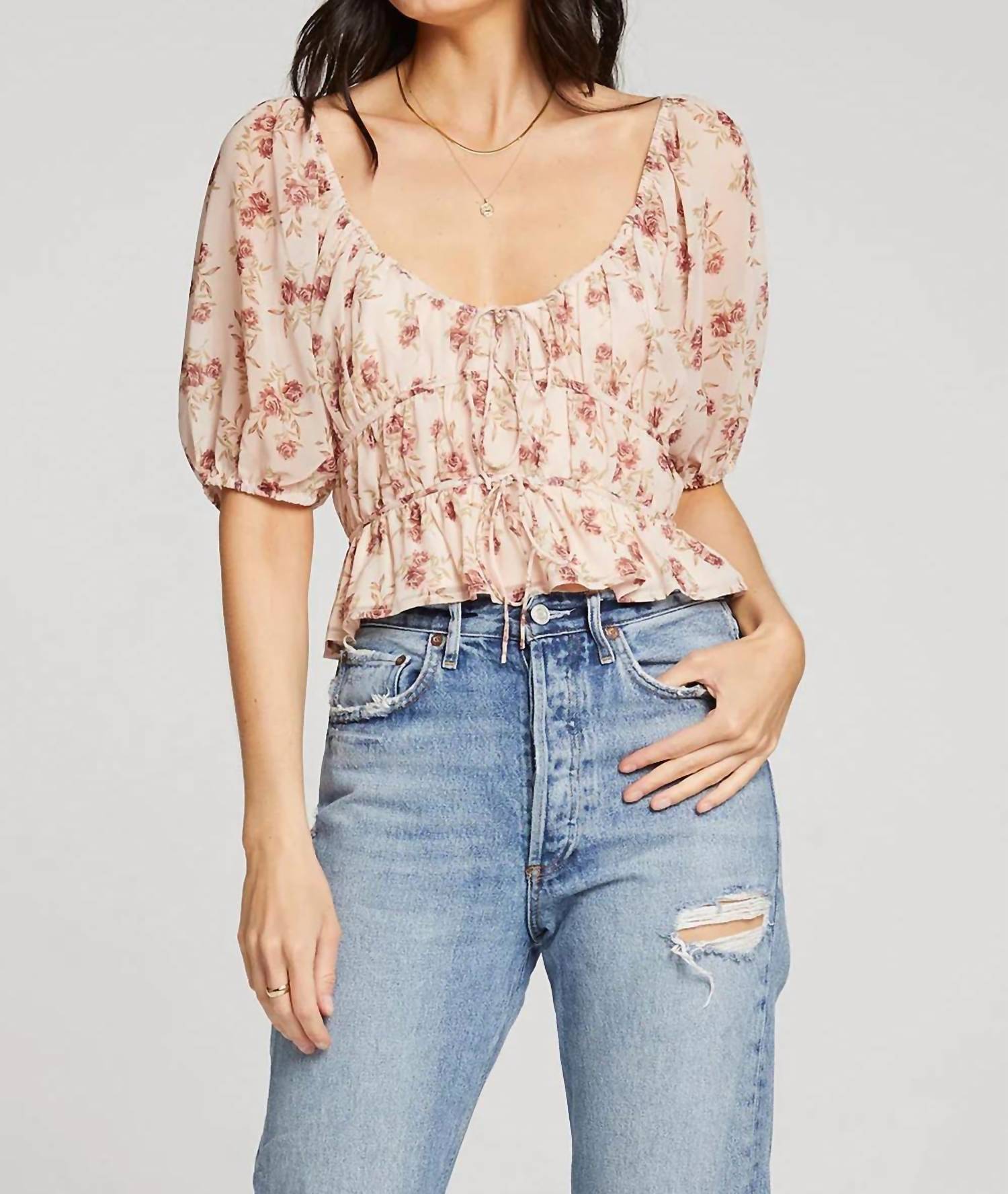 Saltwater Luxe - Elia Floral Top