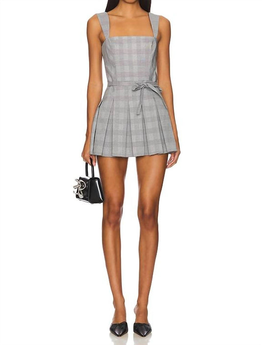 Amanda Uprichard - Mercy Belted Skort Romper