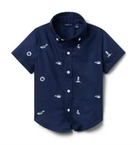 Janie And Jack - Boy's Nautical Oxford Shirt