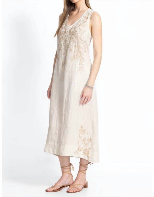 Johnny Was - LINEN TANK DRESS (SLIP) KAMALA