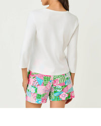 Lilly Pulitzer - Clairmont 3/4 Sleeve Lace Trimmed Knit Top