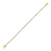 Diana M Jewels - Women's Pear Lab-Grown Diamond Jewelry Bracelet (15.00 Ct) - Grand