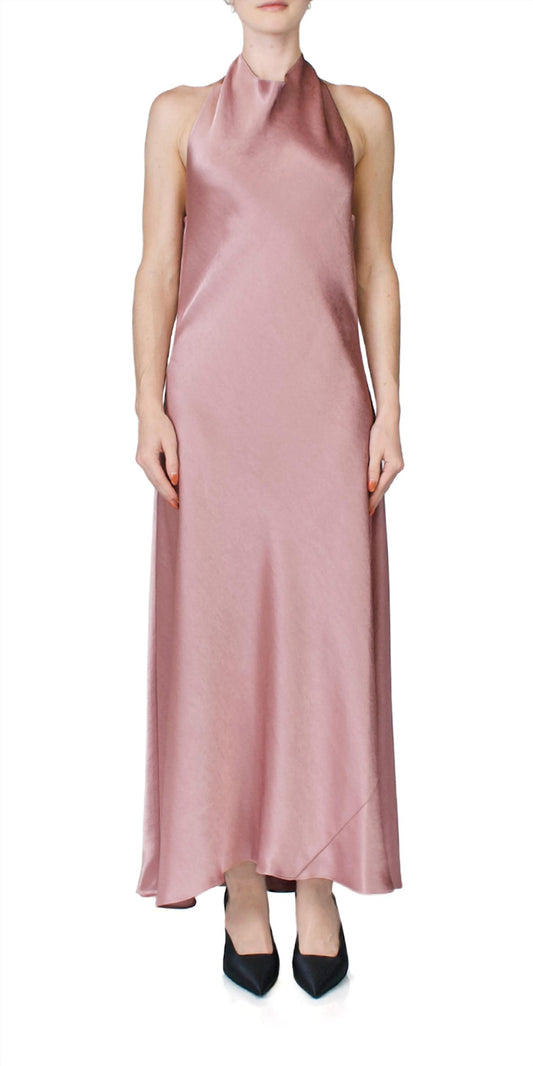 Vince - Draped Cowl Neck Halter Dress