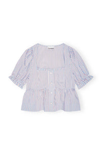 Ganni - Yarn Dyed Stripe Blouse