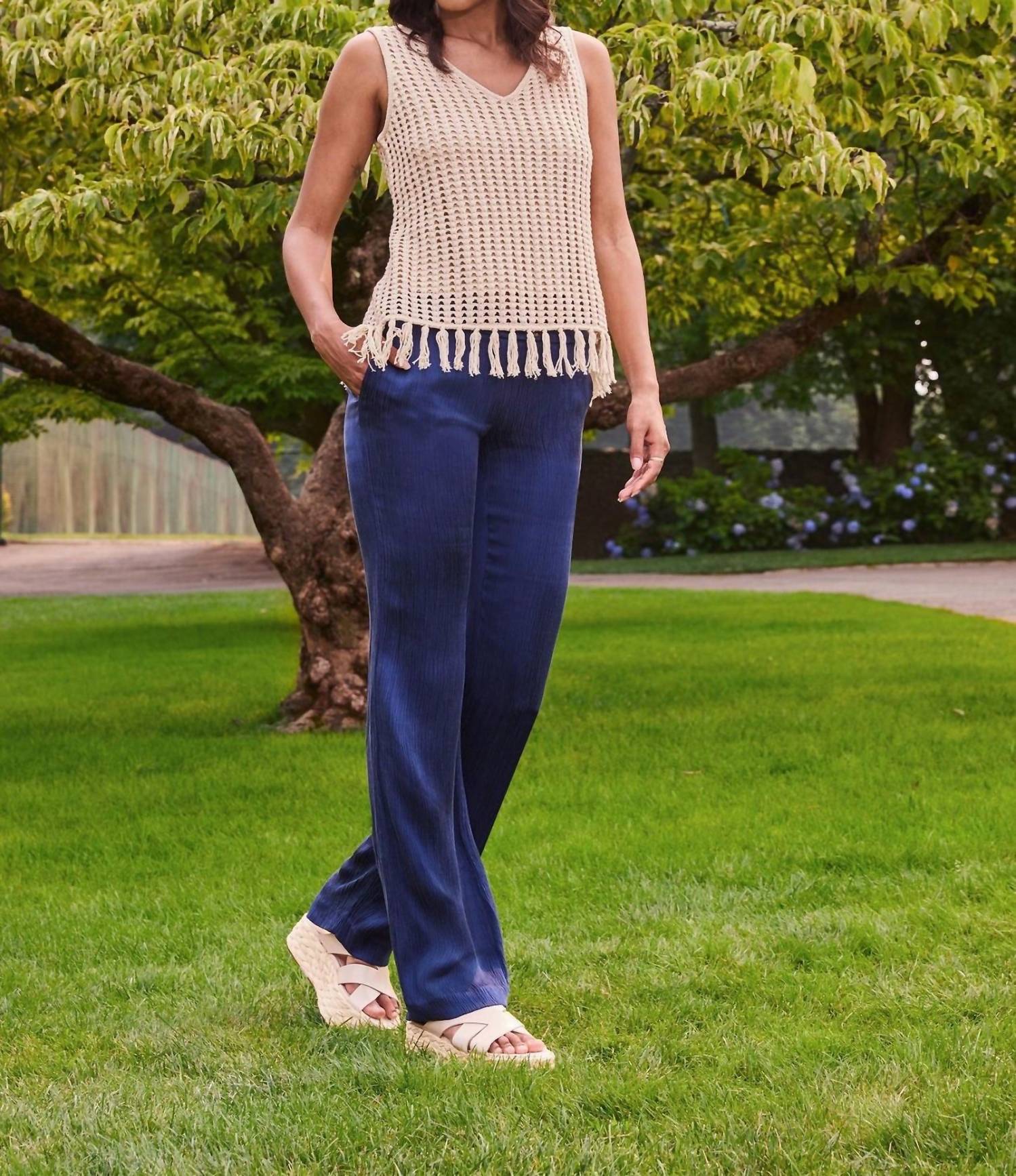 TANK WITH FRINGE