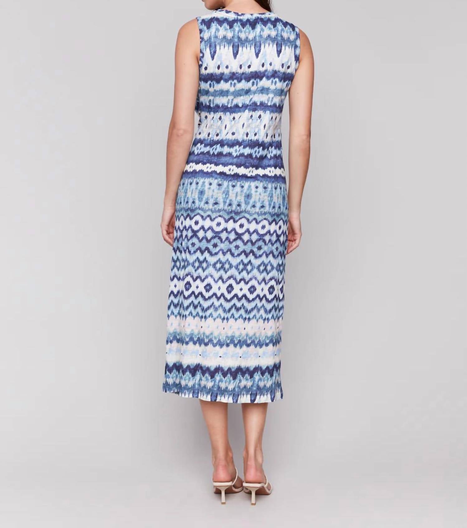 Charlie B - Faux Knot Detail Round Dress