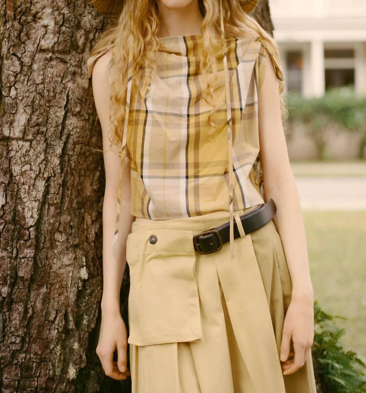 Sea - Copeland Plaid Top