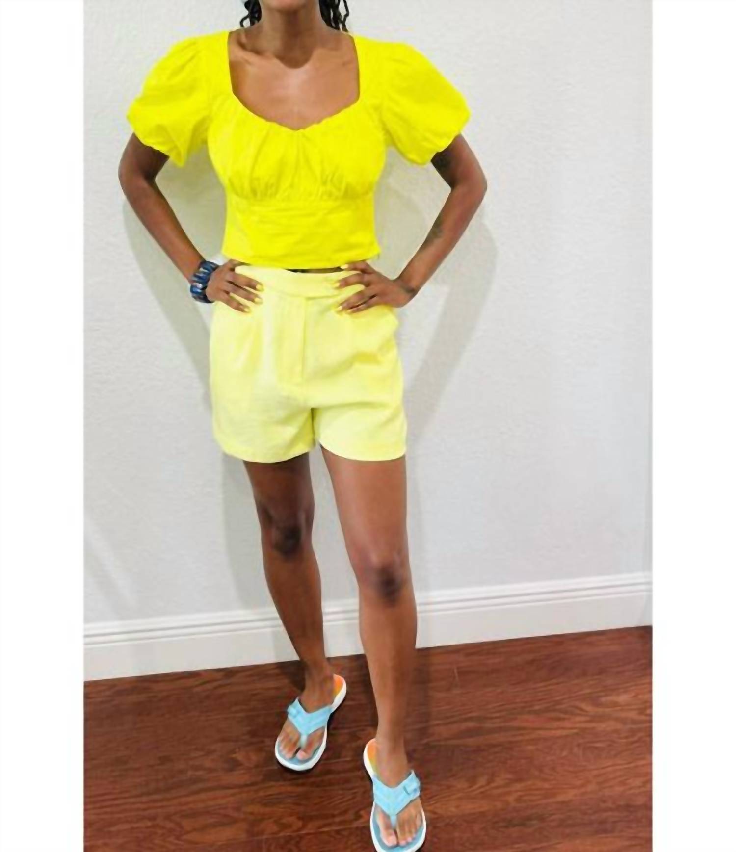 Skies Are Blue - Recycled Tailored Shorts