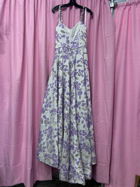 Sherri Hill - Women's Floral Brocade A-line Gown