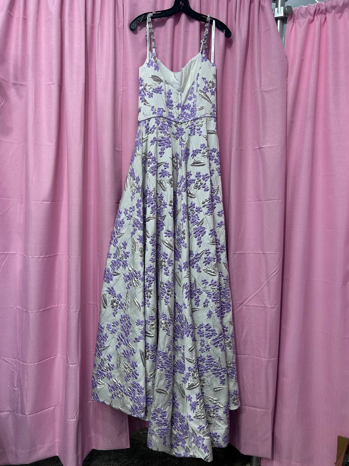 Sherri Hill - Women's Floral Brocade A-line Gown