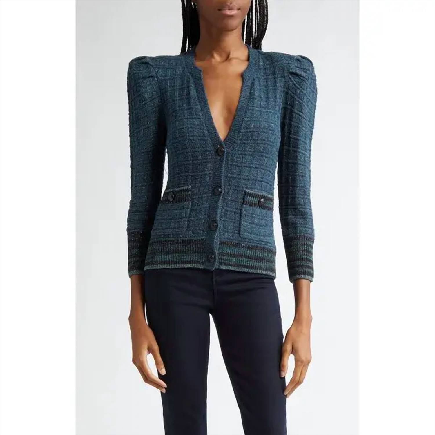 L'Agence - Jenni Puff Sleeve Cardigan
