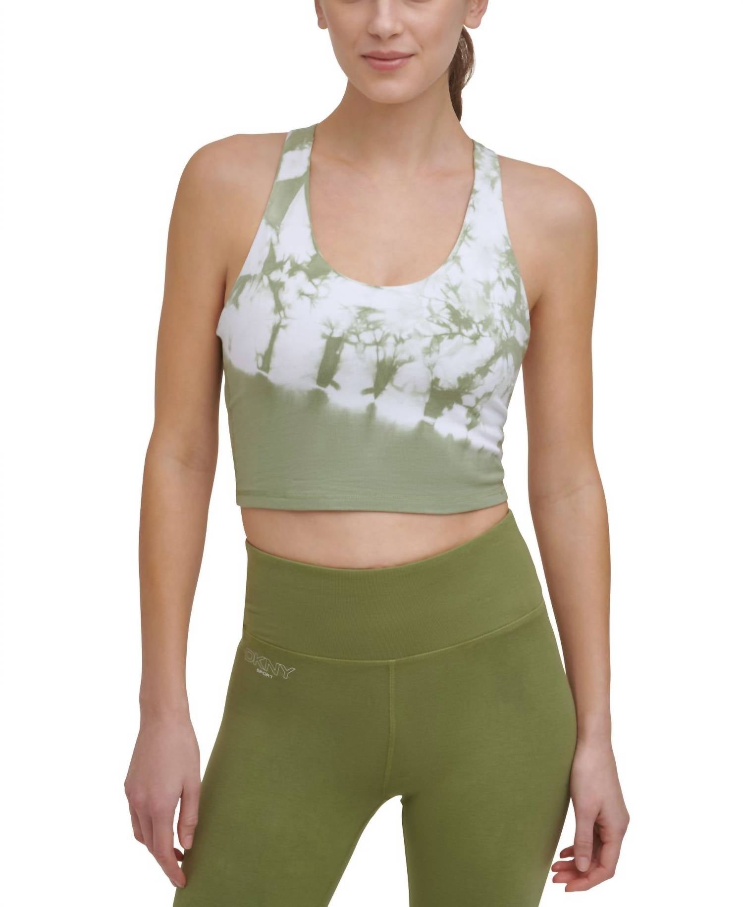 Dkny - Cropped Racerback Tank Top