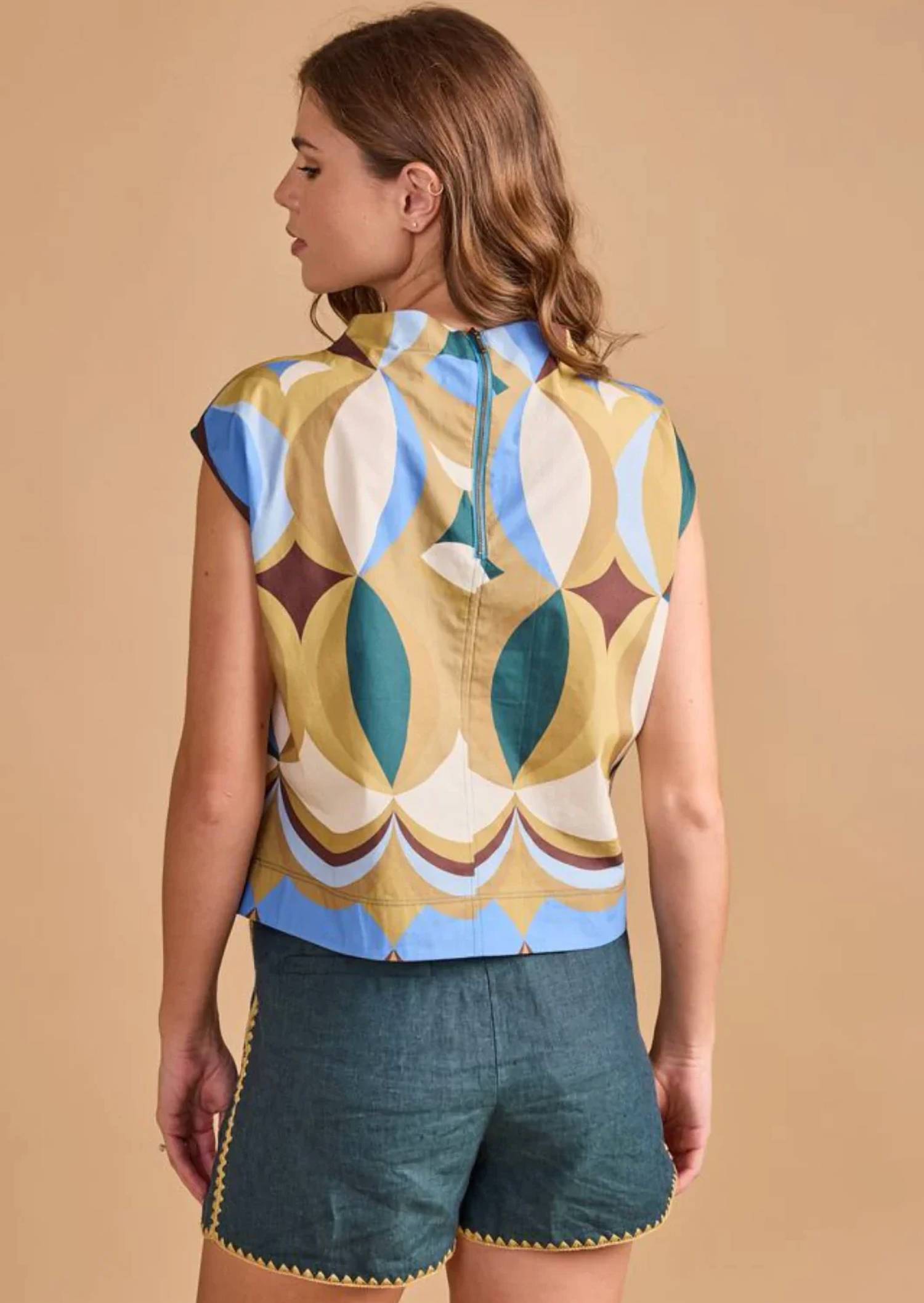 Thomas & Lourdes - Sadie Mock Neck Top