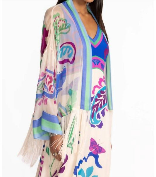 Johnny Was - SUNSET FRINGE KIMONO