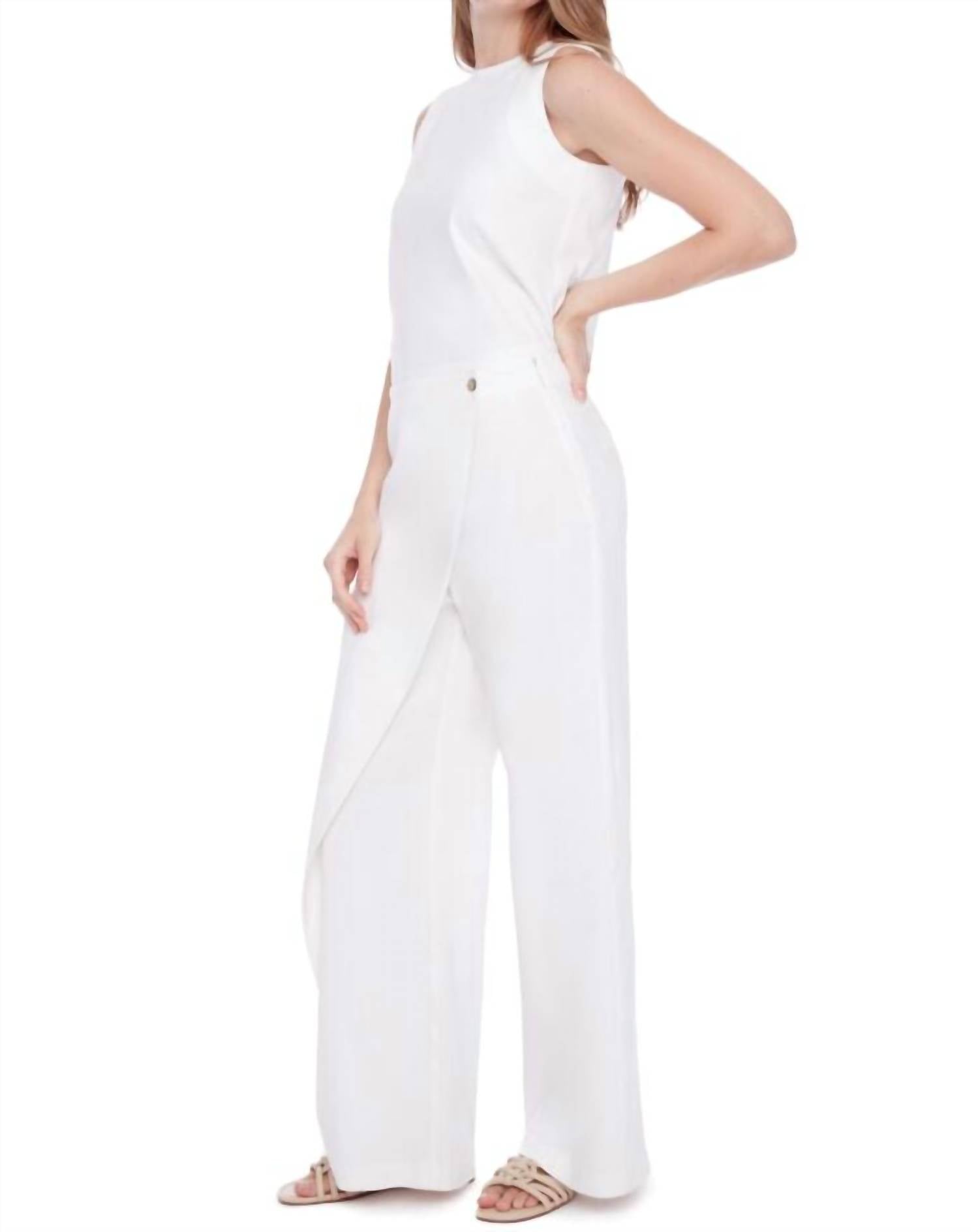 I Love Tyler Madison - Darcy Wide Leg Linen Pants
