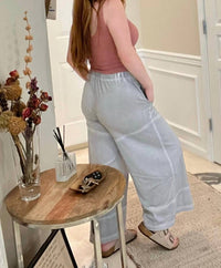 Contrast Knit Culottes