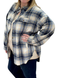 White Birch - Plaid Shacket