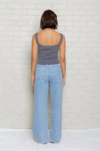 Bijou Knit Contrast Bustier Top