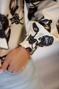 Elizabeth James The Label - Britt Bow Long Sleeve Blouse