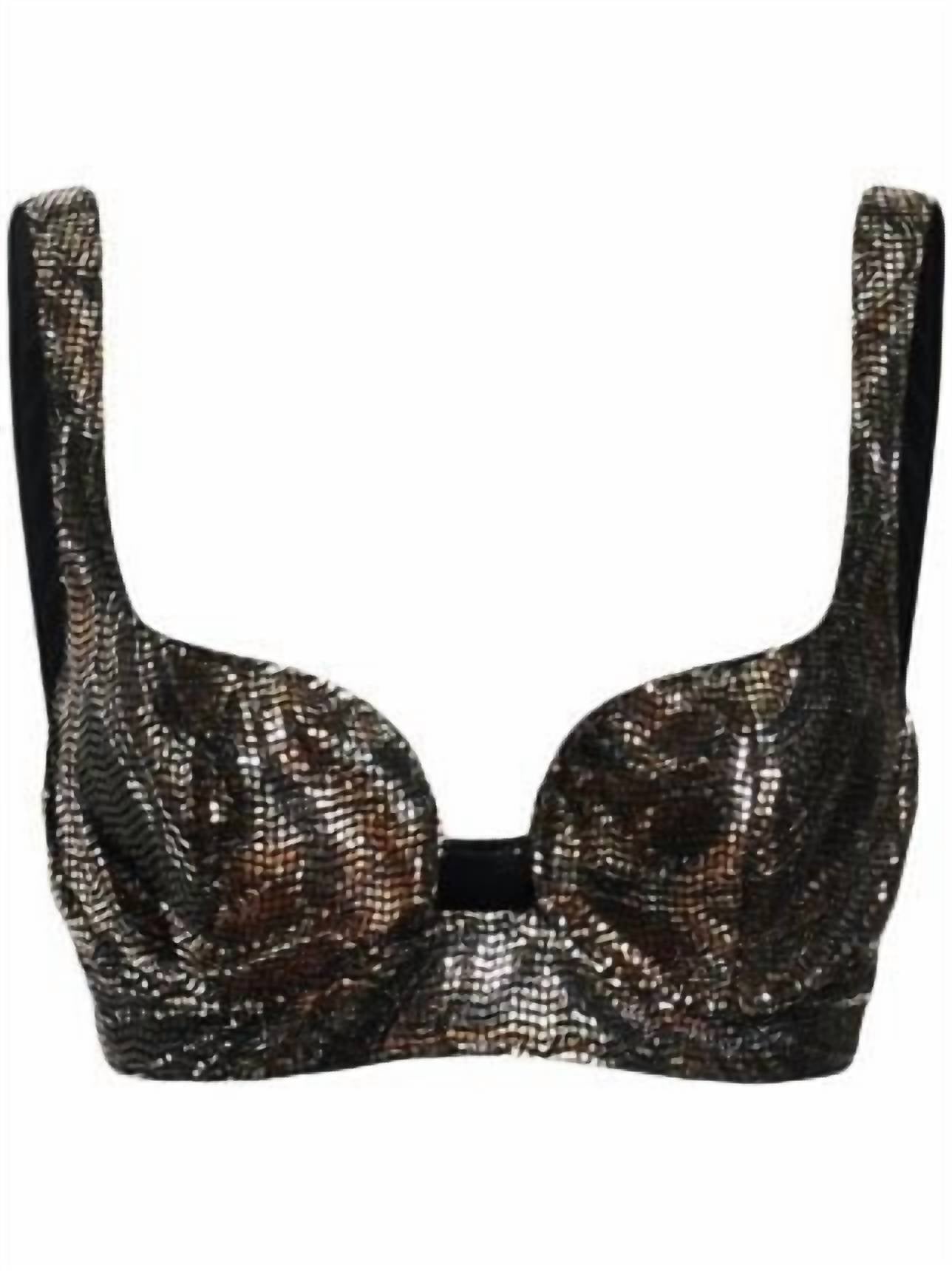 Etro - Sequin Underwire Bralette Top
