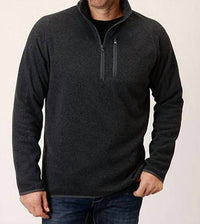 Stetson - Men's 1/2 Zip Sweater Knit Shirt
